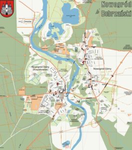 Mapa poglądowa Miasta Nowogród Bobrzański
