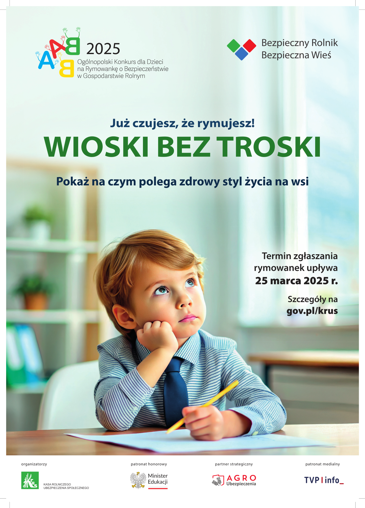 Konkurs na rymowankę wioski bez troski