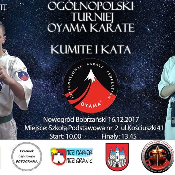 plakat turniej karate