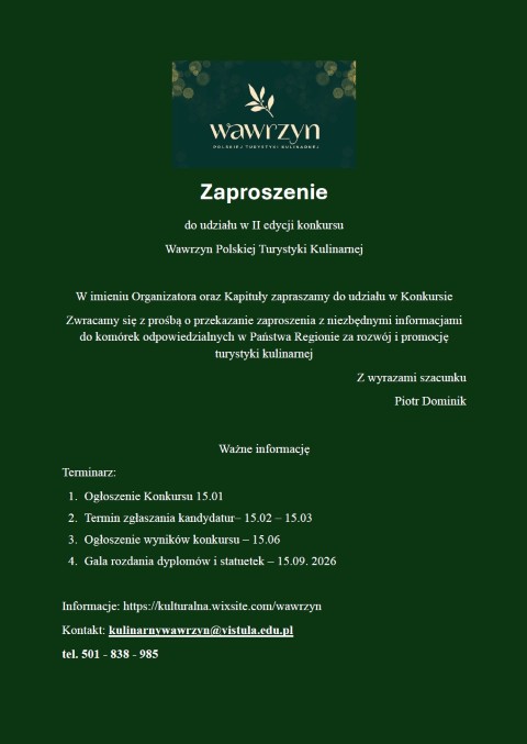 wawrzyn zaproszenie